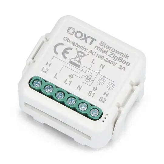 Tuya - ZigBee ovladač rolet pro vestavěné aplikace - Aplikace pro Android/iOS - OXT T267 Odeslání Ihned