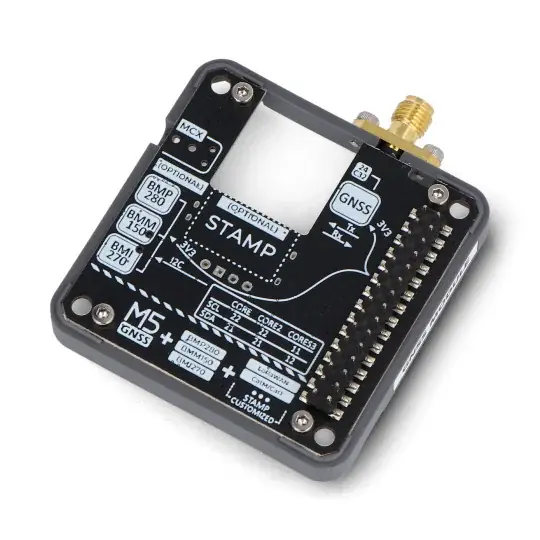 Akční Cena GNSS modul s tlakovým senzorem, IMU a magnetometrem - NEO-M9N, BMP280, BMI270, BMM150 - pro M5Stack Core - M5Stack M135