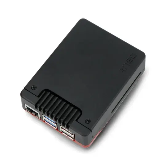 Omezená Nabídka Argon Neo 5 Bred - pouzdro pro Raspberry Pi 5 s ventilátorem - černá a červená