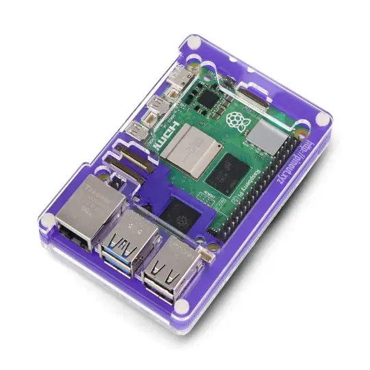 Pibow Coupe 5 - pouzdro pro Raspberry Pi 5 - Royale - PiMoroni PIM679 Koupit Online
