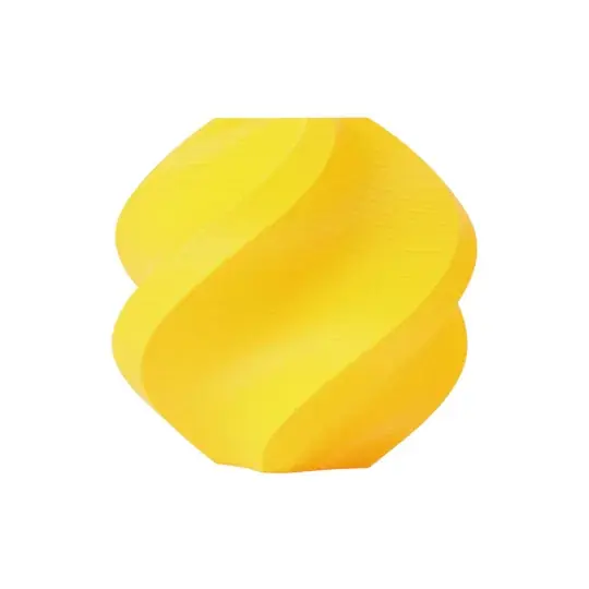 Originální Bambu Lab PLA Basic filament 1,75 mm 1 kg – součástí balení s opakovaně použitelnou cívkou – žlutá
