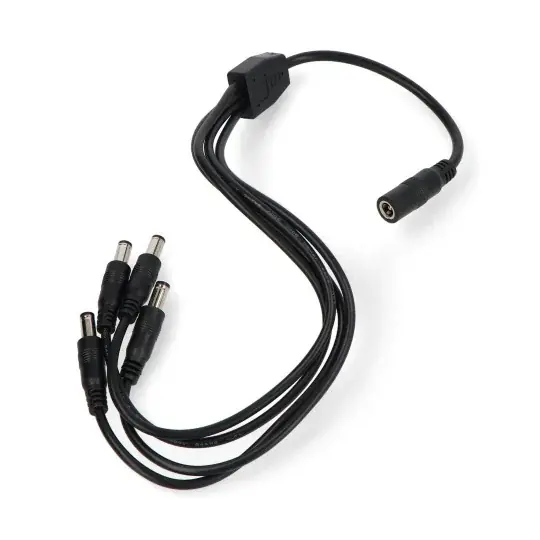 Nejlepší Volba DC rozbočovač 5,5/2,1mm - 4 zástrčky - 1A/zástr