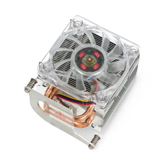 Sezónní Sleva Ventilátor Argon THRML pro Raspberry Pi 5 s chladičem - stříbrný - 60 mm