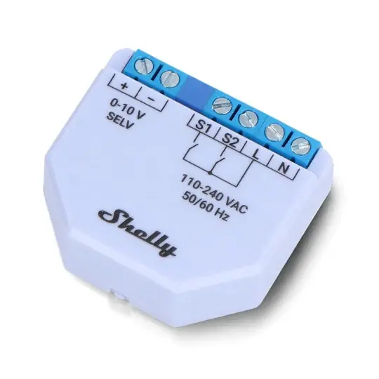 Shelly Plus 0-10V Dimmer - inteligentní WiFi stmívač světla Vrácení Zdarma