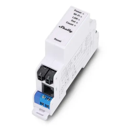 Sezónní Sleva Shelly Pro EM-50 - jednofázový měřič energie LAN/WiFi/Bluetooth