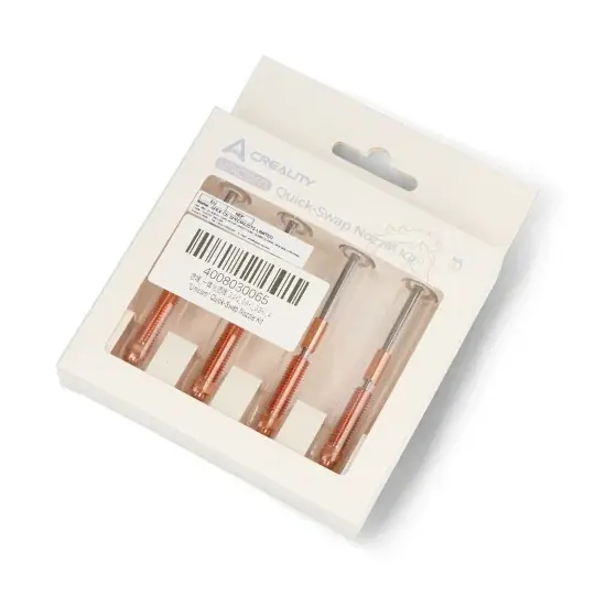 Hit Sezóny Sada trysek Unicorn Quick-Swap pro 3D tiskárny Creality - 0,4 mm/0,6 mm/0,8 mm - 1,75 mm vlákno - 4 ks.