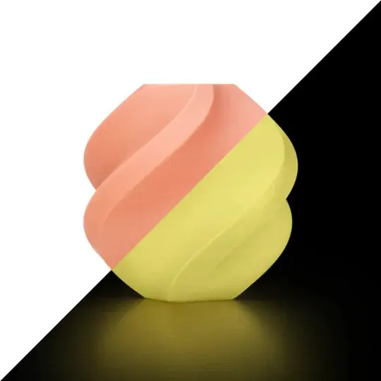 Výprodej Bambu Lab PLA Žhavící vlákno 1,75 mm 1 kg - součástí balení s opakovaně použitelnou cívkou - Glow Orange
