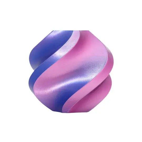 Poslední Šance Bambu Lab PLA Silk Dual Color vlákno 1,75 mm 1 kg – součástí balení s opakovaně použitelnou cívkou – Neon City