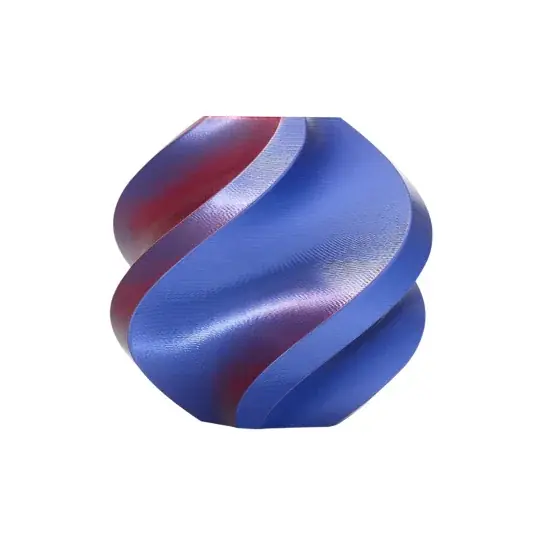 Koupit Online Bambu Lab PLA Silk Dual Color vlákno 1,75 mm 1 kg – součástí balení s opakovaně použitelnou cívkou – Midnight Blaze