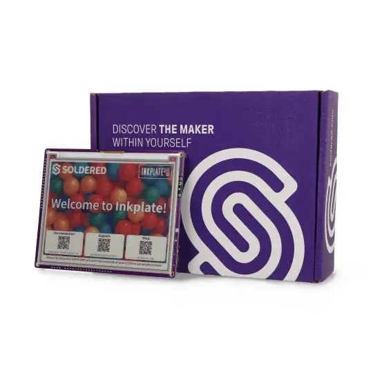 Speciální Cena Inkplate 6COLOR - modul s displejem e-paper 600x448px - ESP32 - kompatibilní s Arduino - Pájené 333238