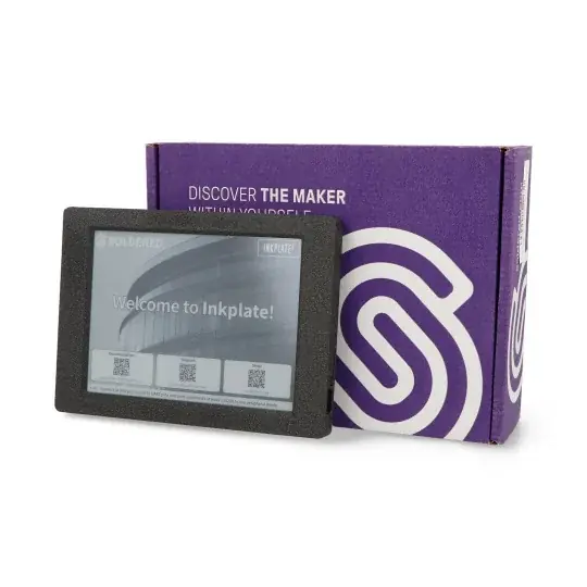 Inkplate 6 s krytem a baterií - e-paper display 6'' 800x600px - ESP32 - kompatibilní s Arduino - Pájené 333229 Tovární Cena