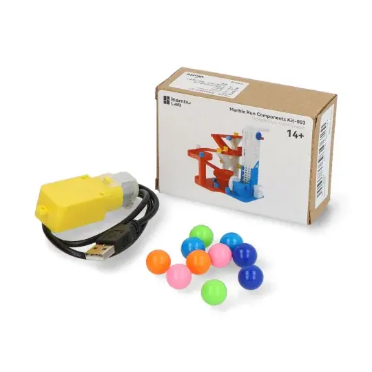 Must-Have Marble Run Components Kit-003 - sada prvků pro stavbu míčového běhu - Bambu Lab
