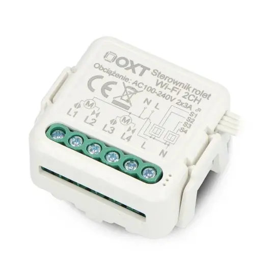 Expresní Doručení Tuya - 2kanálový mini WiFi ovladač rolet - aplikace pro Android/iOS - OXT SWT28
