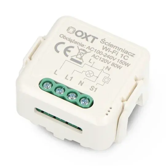 Pouze Dnes Tuya - jednokanálový mini WiFi ovladač osvětlení - aplikace pro Android/iOS - OXT SWT24