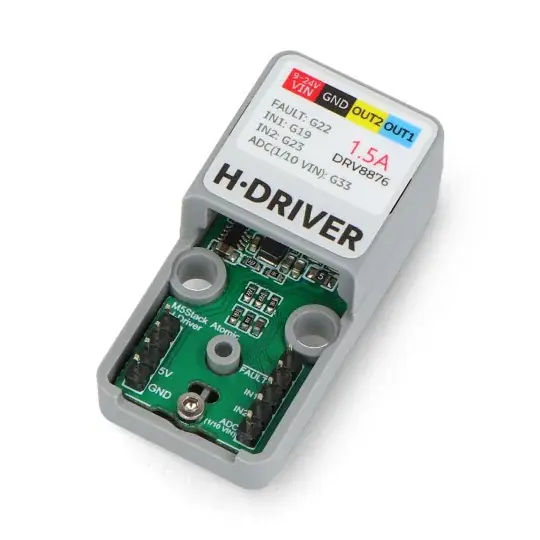 Jen Po Omezenou Doba Atomic H-Driver Base - ovladač motoru - DRV8876 - rozšiřující modul pro M5Atom - M5Stack A092
