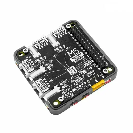 Přímo Od Výrobce 4EncoderMotor Module - 4kanálový ovladač motoru - STM32 + BL5617 - pro vývojové moduly M5Core - M5Stack M138