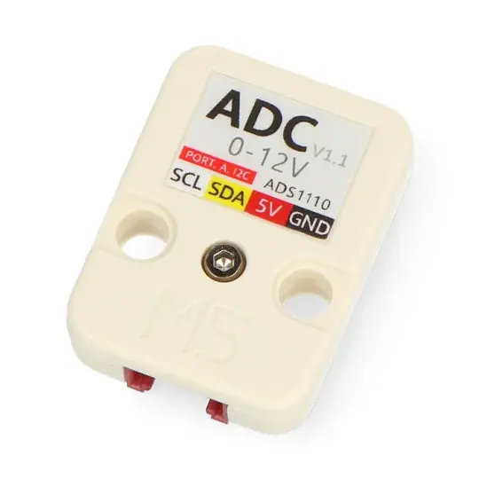 Akce Převodník ADC V1.1 ADS1110 - Modul rozšiřující jednotky pro vývojové moduly M5Stack - M5Stack U013-V11