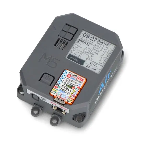 Sada pro měření kvality ovzduší - sada pro měření kvality ovzduší - M5StampS3 + SEN55 + vývojový modul SCD40 - M5Stack K131 V1.1 Nízká Cena