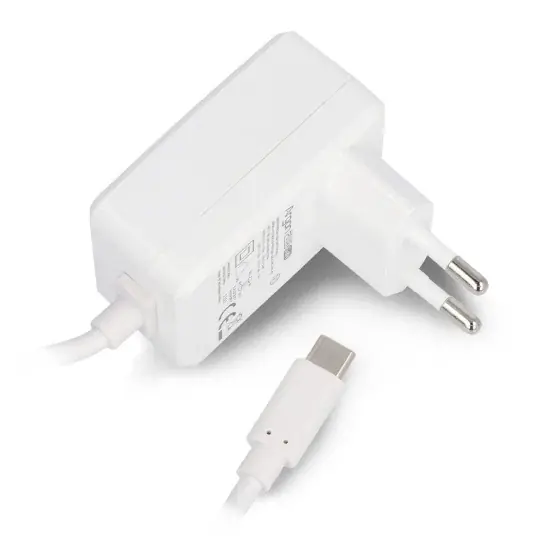 Argon40 27W USB C zdroj - 5,1V/5A pro Raspberry Pi 5 - bílý Bezpečná Platba