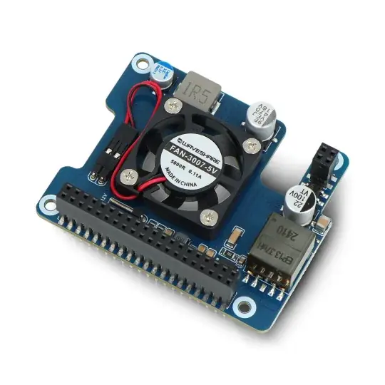 Power Over Ethernet HAT (F) – napájení PoE a síťové překrytí 802.3af/at – pro Raspberry Pi 5 – Waveshare 26399 Rychlé Dodání