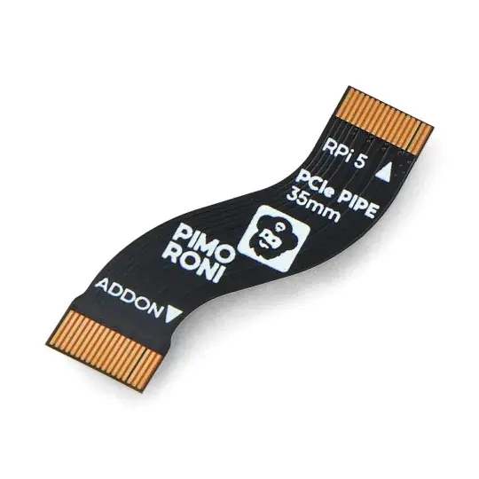Flex kabel PCIe Pipe 35 mm pro NVMe Base a Raspberry Pi - Pimoroni PIM703 Zlevněný