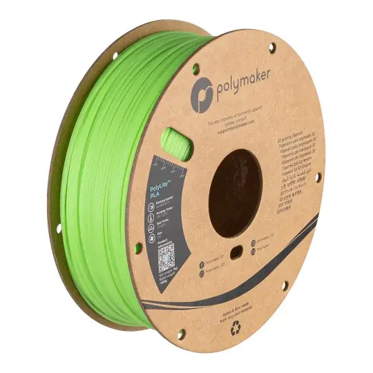 Polymaker vlákna PolyLite Luminous PLA 1,75mm 1kg - Zelená Značkový