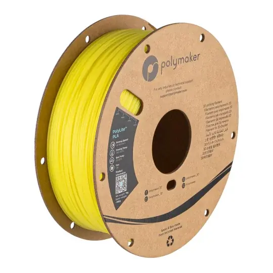 Polymaker vlákna PolyLite Luminous PLA 1,75 mm 1 kg - Žlutá Novinka