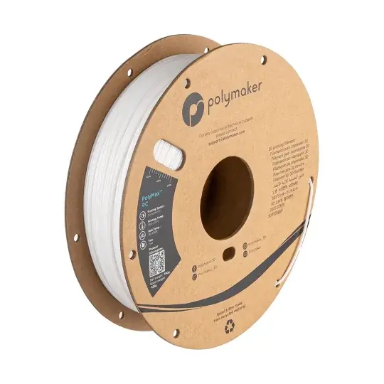 Polymaker vlákna PolyMax PC 1,75 mm 0,75 kg - Bílý Objednat Nyní