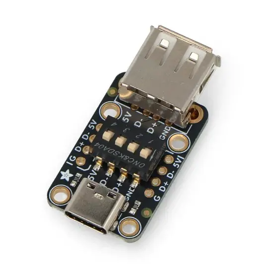 Ihned K Objednání Převodník USB typu A na USB typu C s DIP přepínačem - Adafruit 5972