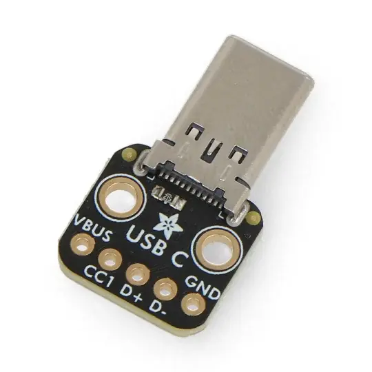 Vrácení Zdarma Modul se zástrčkou USB typu C - konektor pro prkénko - Adafruit 5978