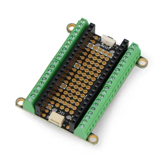 Terminál PiCowbell - Krycí vrstva Raspberry Pico/Pico W - šroubovací konektory - tlačítko reset - STEMMA QT - Adafruit 5907 Výhodná Nabídka