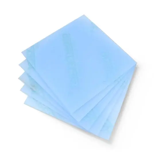Fluo modré lité plexi - 3mm - 200x200mm - 5 ks. Top Prodej