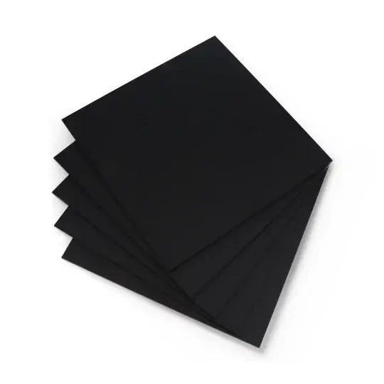 Top Prodej Matně černé lité plexi - 3mm - 200x200mm - 5 ks.