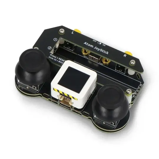 Levný M5Atom JoyStick - programovatelný joystick s vývojovým modulem AtomS3 - M5Stack K137
