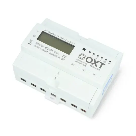 Omezená Nabídka Tuya - třífázový obousměrný elektroměr - WiFi - aplikace pro Android/iOS - OXT T323S