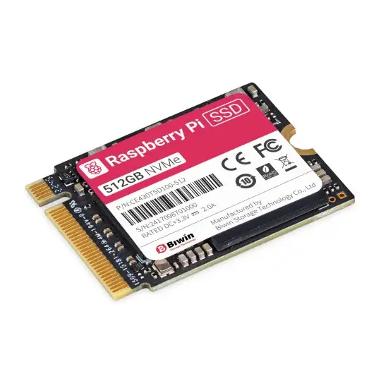 Raspberry Pi NVMe SSD disk – 512GB Nejprodávanější