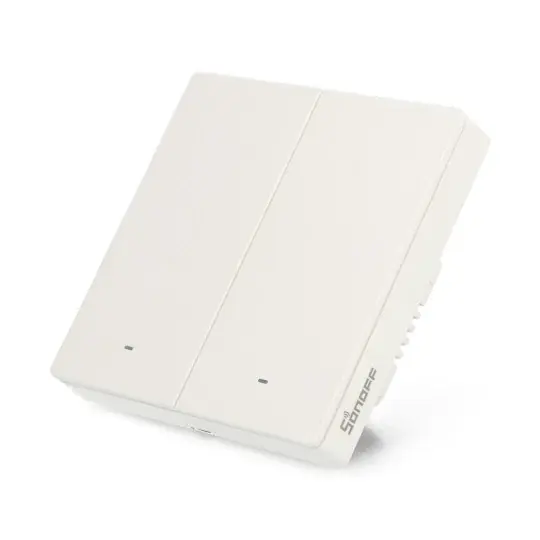 Koupit Online Sonoff M5-2C-86W - inteligentní nástěnný WiFi/Matter vypínač - 2-kanálový - bílý
