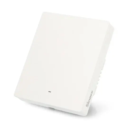 Sonoff M5-1C-80W - Chytrý nástěnný vypínač WiFi/Matter - 1kanálový - Bílý Nízká Cena