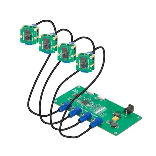 V3Link Camera Kit - Sada čtyř IMX219 8MPx kamer - FPD-Link - pro vývojové desky TI - ArduCam B0489 Nejlepší Volba