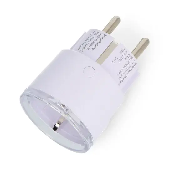 Shelly Plug S Gen3 - chytrá WiFi/Bluetooth/Matter zásuvka s měřením energie - bílá Novinka