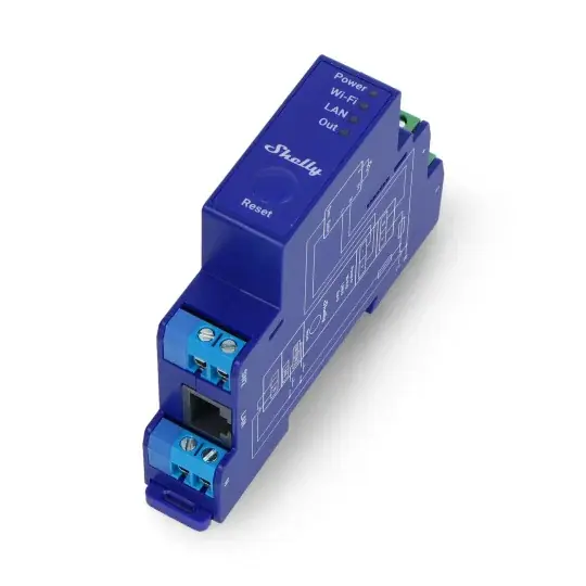 Hit Sezóny Shelly Pro Dimmer 0/1-10V PM - 1kanálový WiFi ovladač osvětlení na DIN lištu