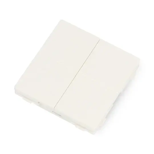 Shelly BLU Wall Switch 4 - dálkový ovladač pro aktivaci akce a scény - 4 tlačítka - Bluetooth - bílá Nová Kolekce