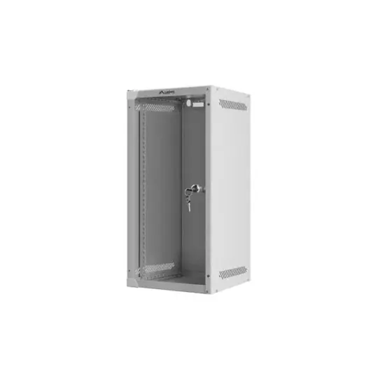 Vrácení Zdarma Závěsná regálová instalační skříň - 10'' 12U 280x310mm - šedá - Lanberg WF10-2312-10S