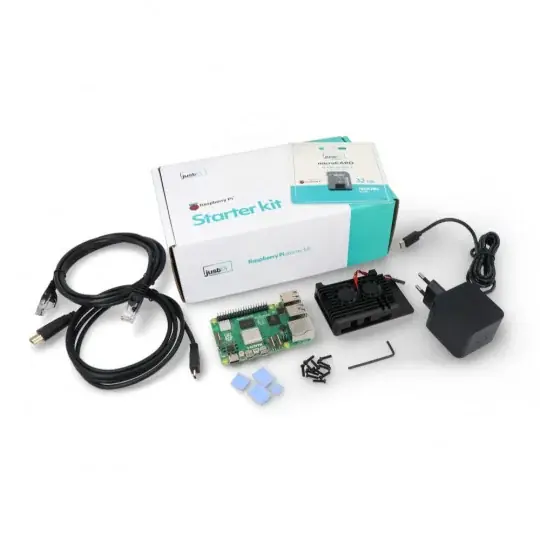 justPi Pro Kit - Raspberry Pi 5 WiFi 8GB RAM + 32GB microSD + oficiální příslušenství Originální