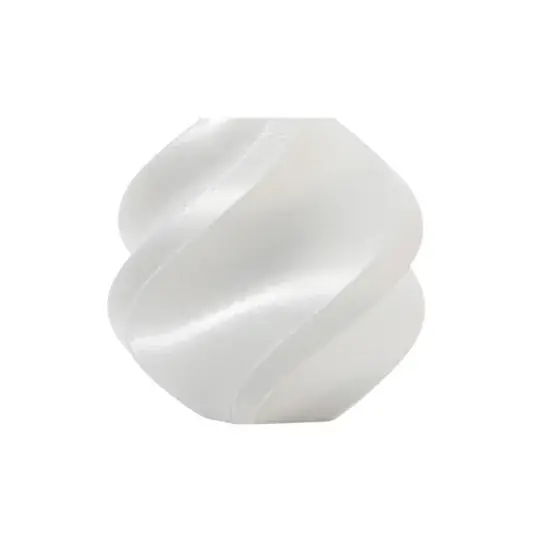 Novinka Filament Bambu Lab PLA Silk+ 1,75mm 1kg - v sadě s opakovaně použitelnou cívkou - Bílá