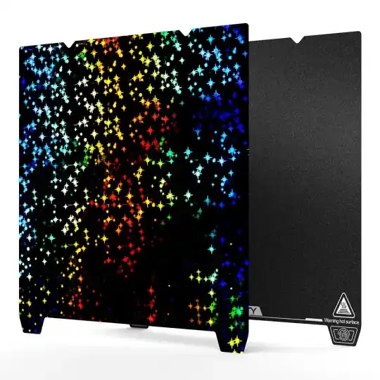 Oboustranné PET hvězdy + PEI potažená konstrukční deska pro 3D tiskárny Creality - 315x310mm Bezpečná Platba