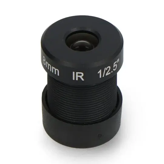 Objektiv M2508ZH02 M12 8mm 1/2,5'' - pro kamery ArduCam - ArduCam LN002 Výhodná Nabídka