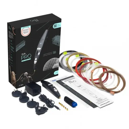 3Doodler PRO+ 3D tiskové pero - sada 9 filamentů + příslušenství Dokud Zásoby Vydrží