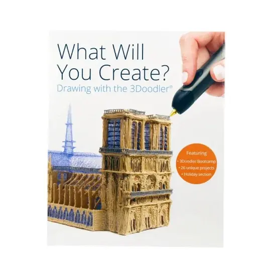 Aktuální Co vytvoříte? - Kniha projektu 3Doodler v angličtině