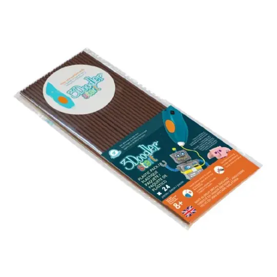 Nová Kolekce Filament 3Doodler Start+ 2,5 mm - 24 kusů - Coco Brown